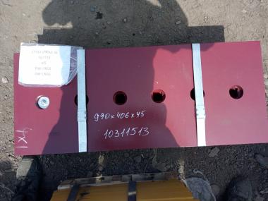 Кромка режущая центральная 6 отв. Liebherr PR-776 (995х406х45) 10311513