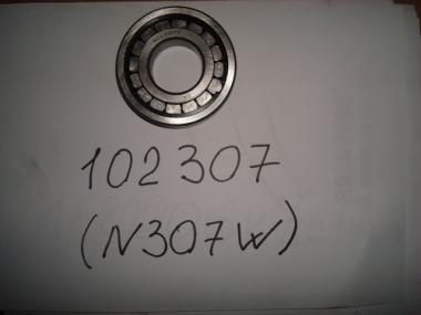 Подшипник 102307 (N307W) роликовый однорядный открытый