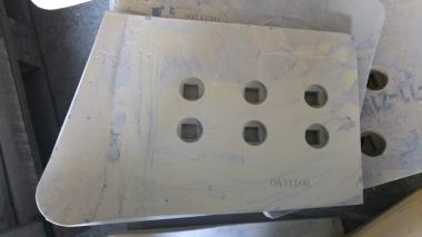 Нож угловой правый 6 отв. (Shehwa TY165) 0А31166 / 0А31123