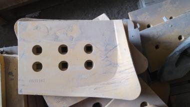 Нож угловой левый 6 отв. (Shehwa TY165) 0A31167 / 0А31125