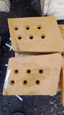 Нож угловой правый 6 отв. (Shehwa SD7) (430х280х25) 0T32173
