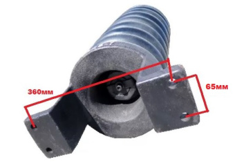 Натяжное устройство гусеницы в сборе Hyundai R430, R480 81QB-15011 81QB-15011 фото с размерами