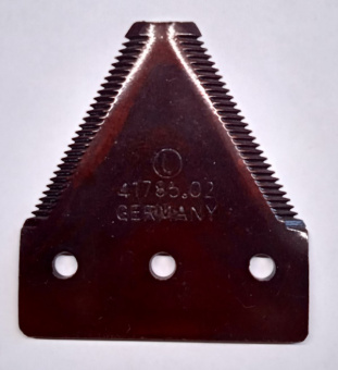 Сегмент ножа 611203, мелкая насечка, Claas, аналог 6762341, 41785.02 фото 1