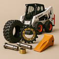 Запасные части к ковшовым погрузчикам BOBCAT