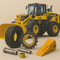 Запасные части к ковшовым погрузчикам KOMATSU